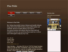 Tablet Screenshot of pinepride.com